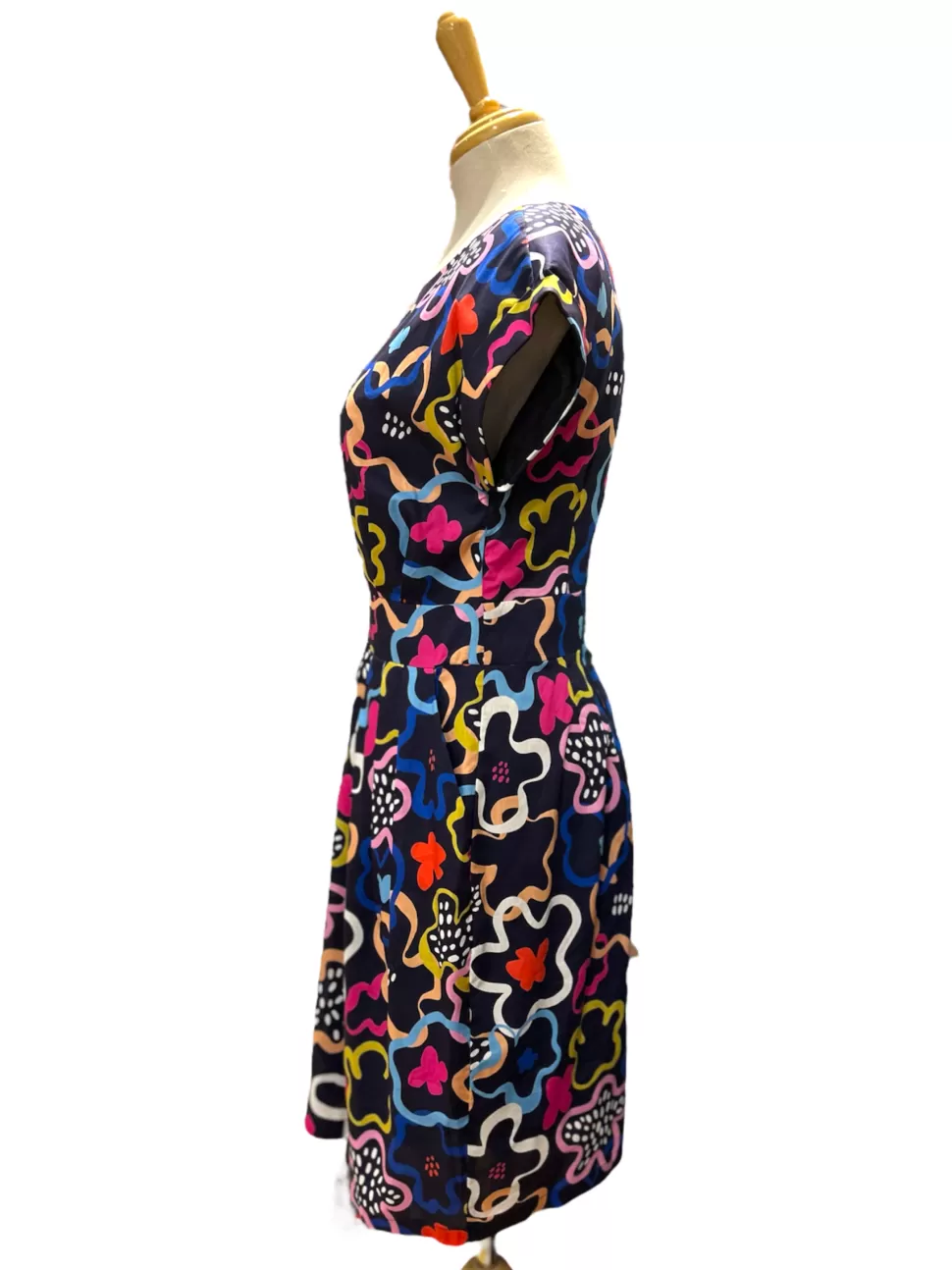 Hot Origami Doll A Walk in the Park Dress - Abstract flower pattern