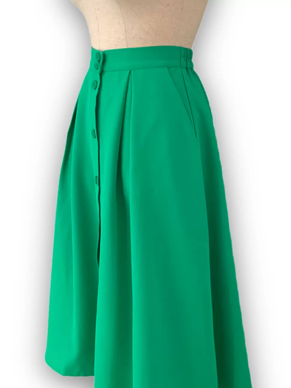 Store Origami Doll Ashley Skirt- Green