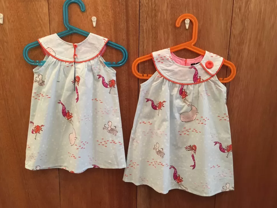 Clearance Origami Doll Blondie Kid Girl Dress - Mermaid (Low in Stock/ 4&5 yrs old)