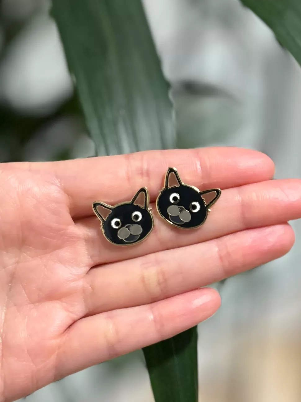 Cheap Origami Doll Bombay Cat Earring