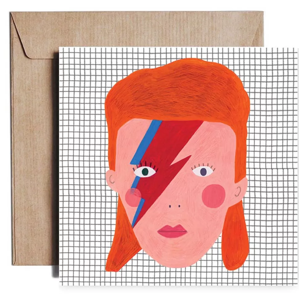 Discount Origami Doll BOWIE card