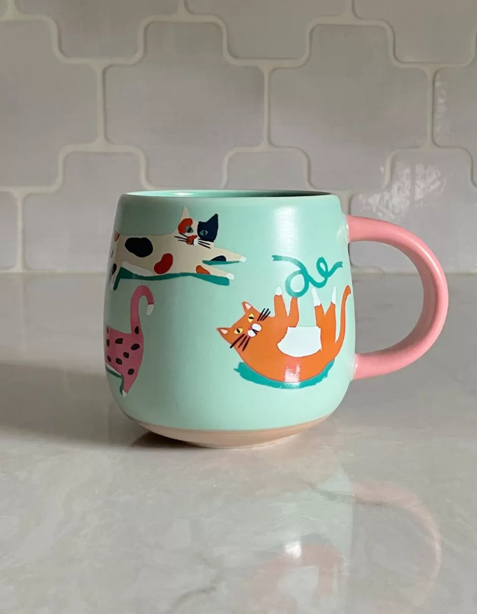 Online Origami Doll Cats Ceramic Mug