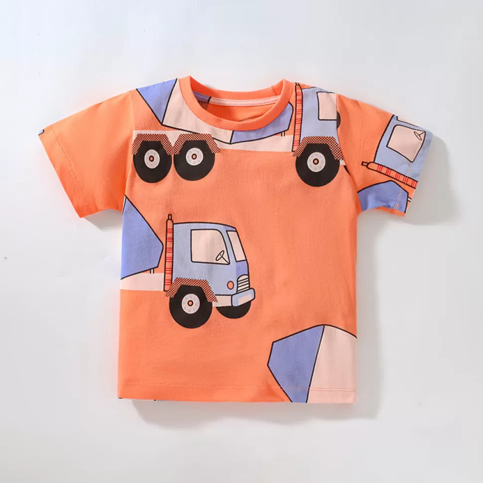 Store Origami Doll cement truck tee