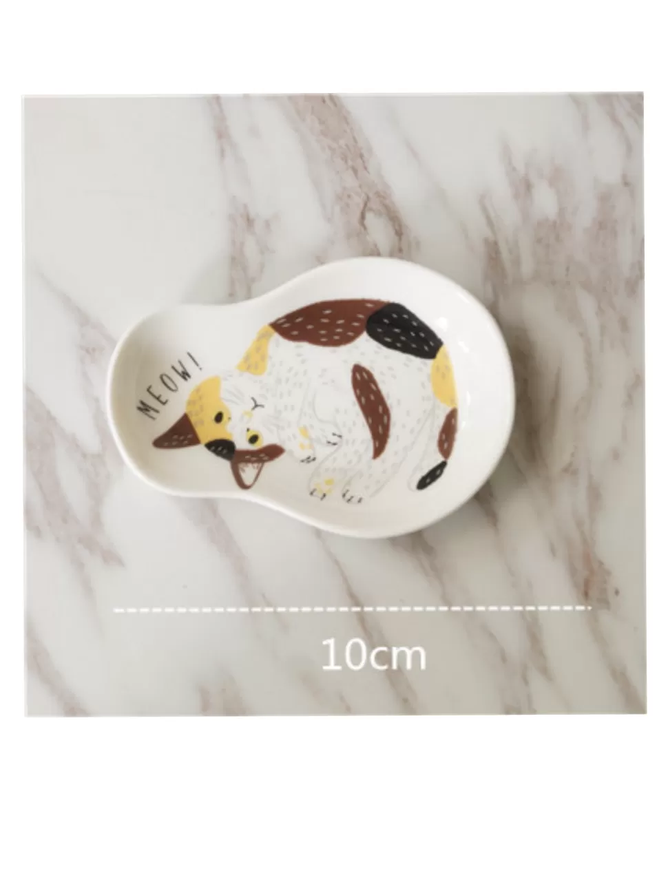 Hot Origami Doll Ceramic jewellery dish - Cats