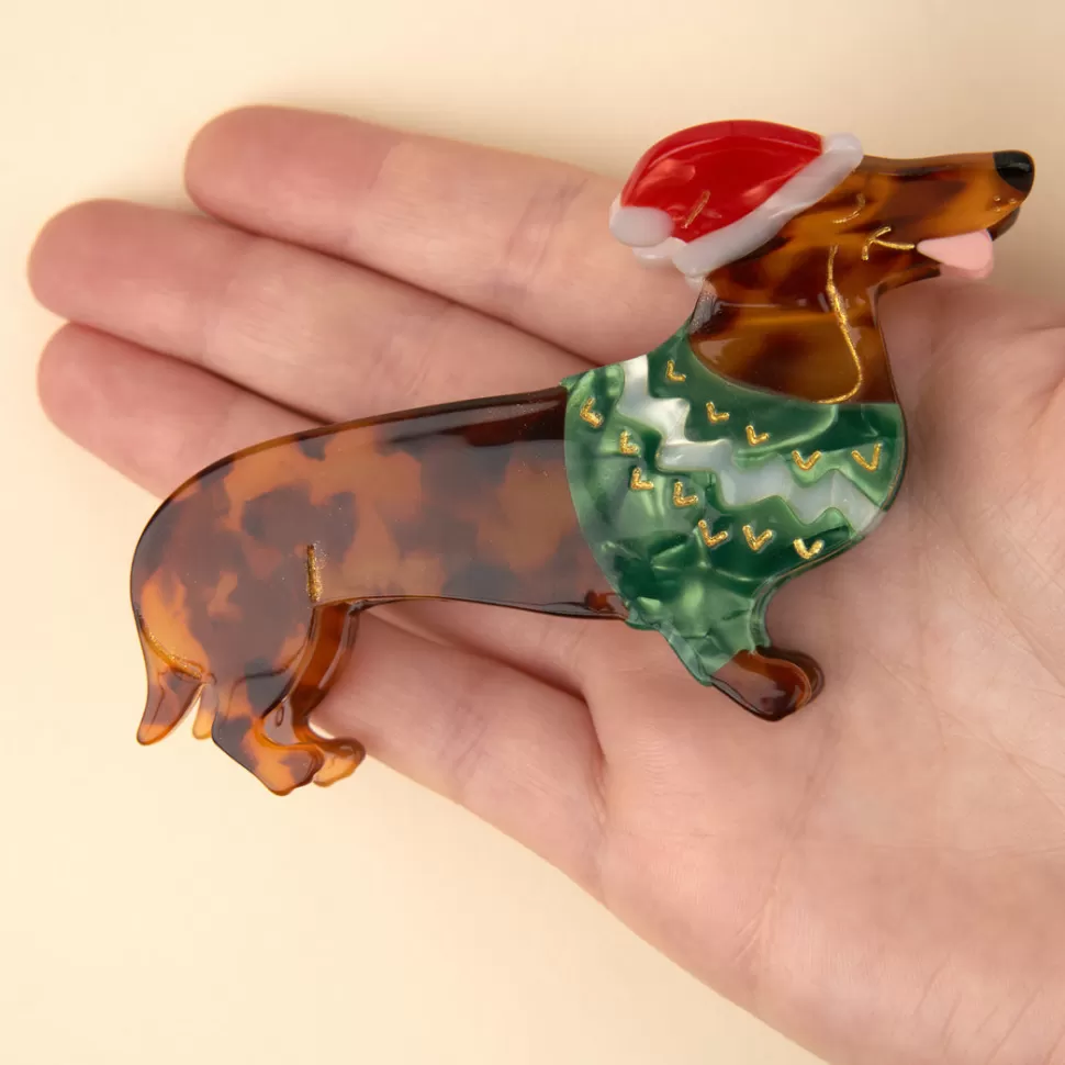 Best Sale Origami Doll Coucou Suzette CHILLY DACHSHUND Hair Claw