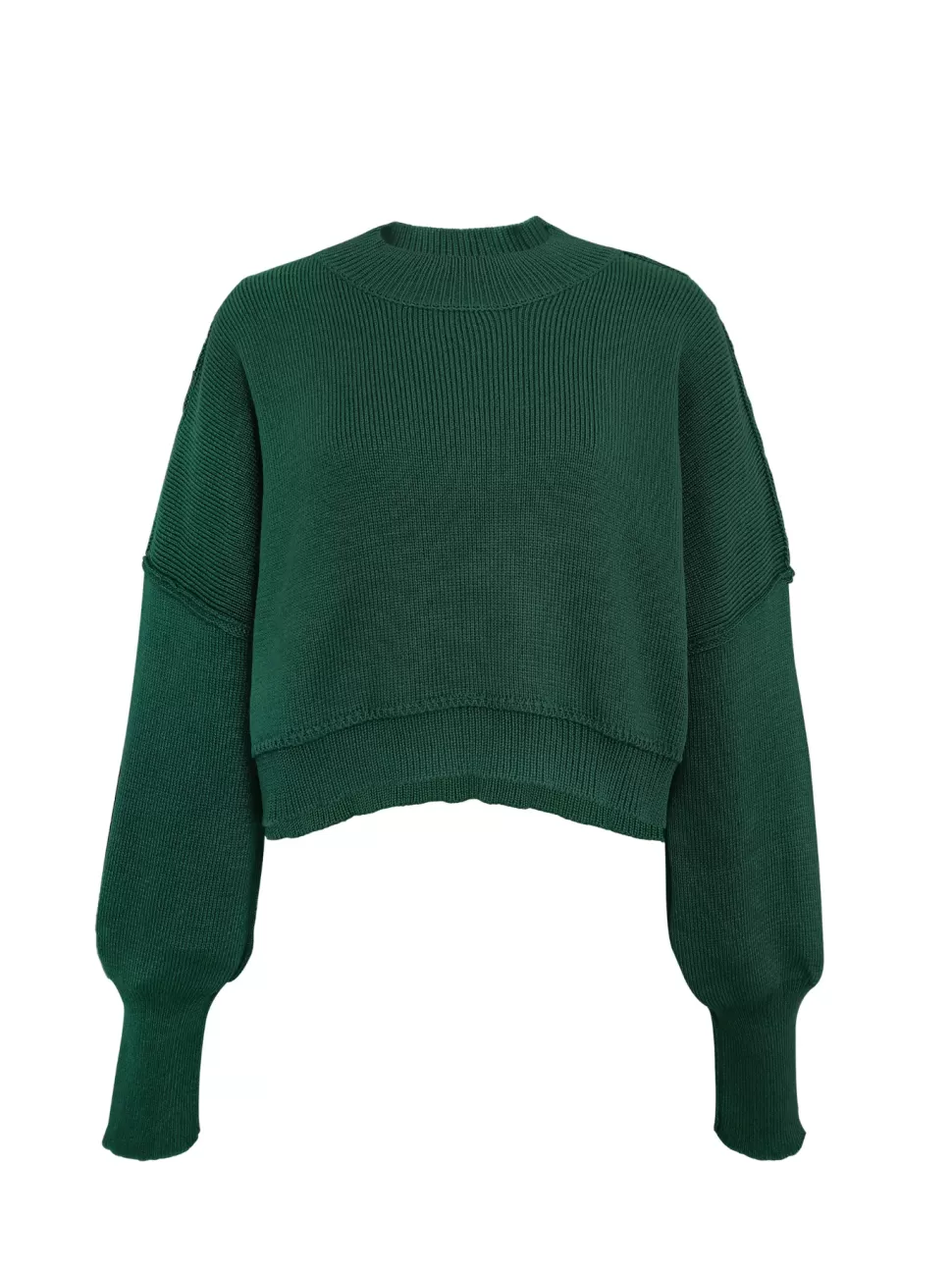 Fashion Origami Doll Cropped Basic Kint Pullover (6 Colours Available)