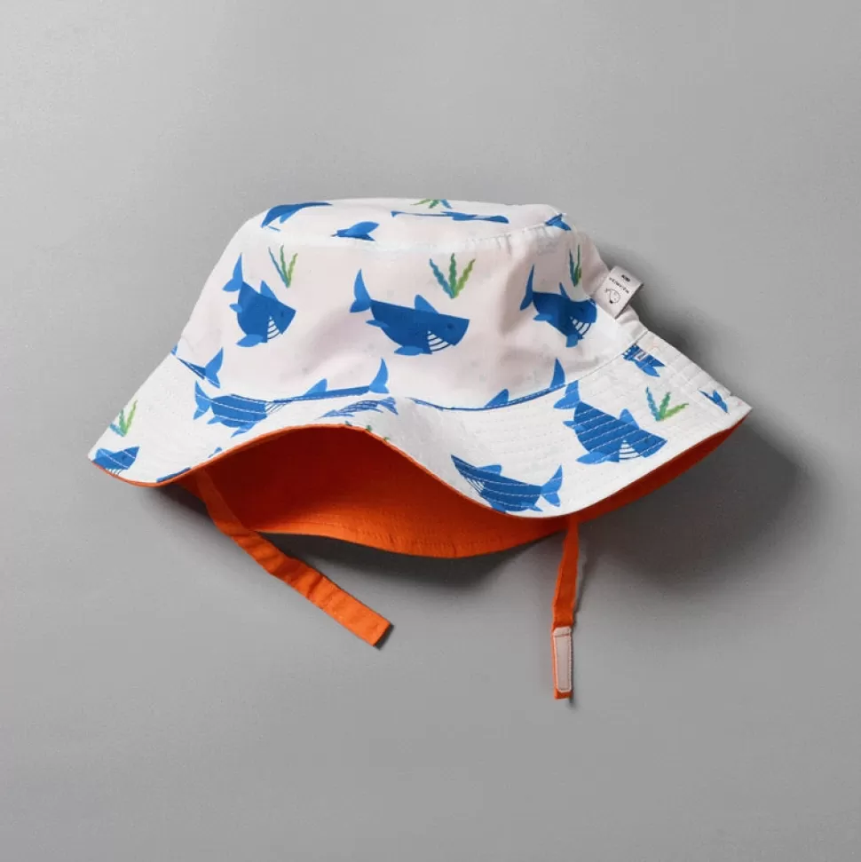 Cheap Origami Doll Cute Shark reversible bucket hat