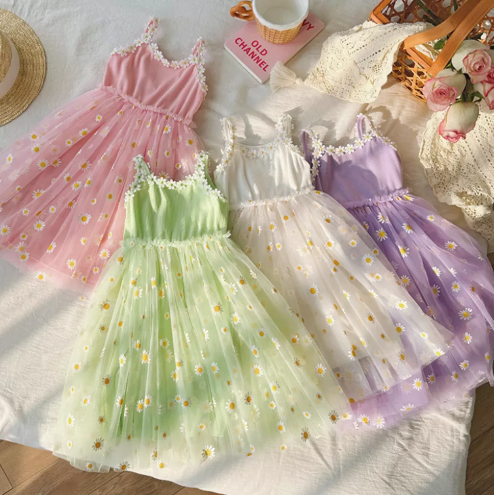 Clearance Origami Doll Daisy Tutu Dress - Lilac