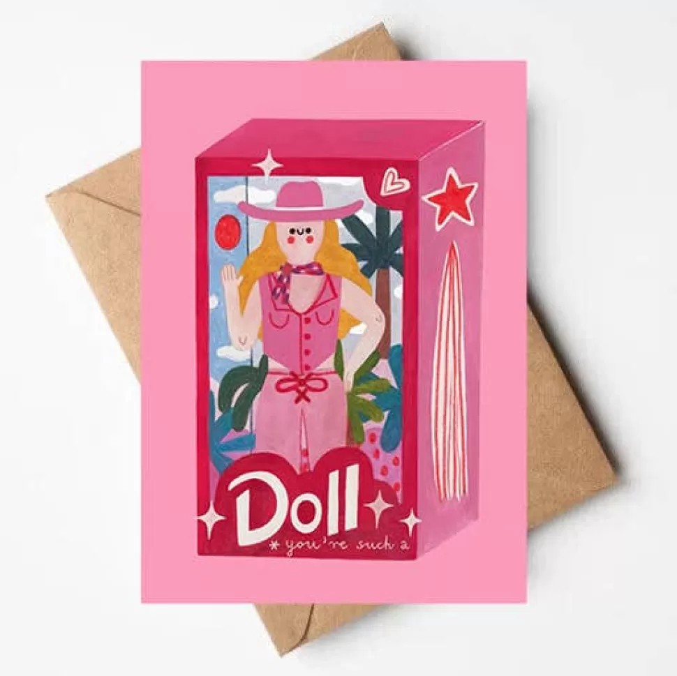 Flash Sale Origami Doll Daria Solak BARBIE Doll card