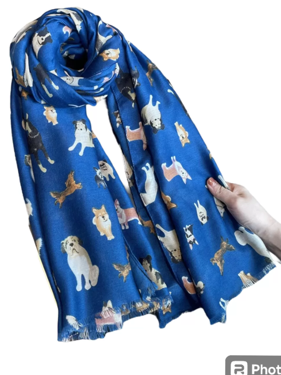 Online Origami Doll Dog light weight scarves