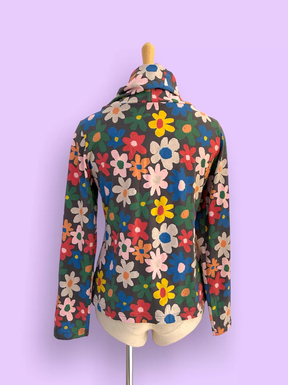 Discount Origami Doll Emma Cowl Neck Top - Floral