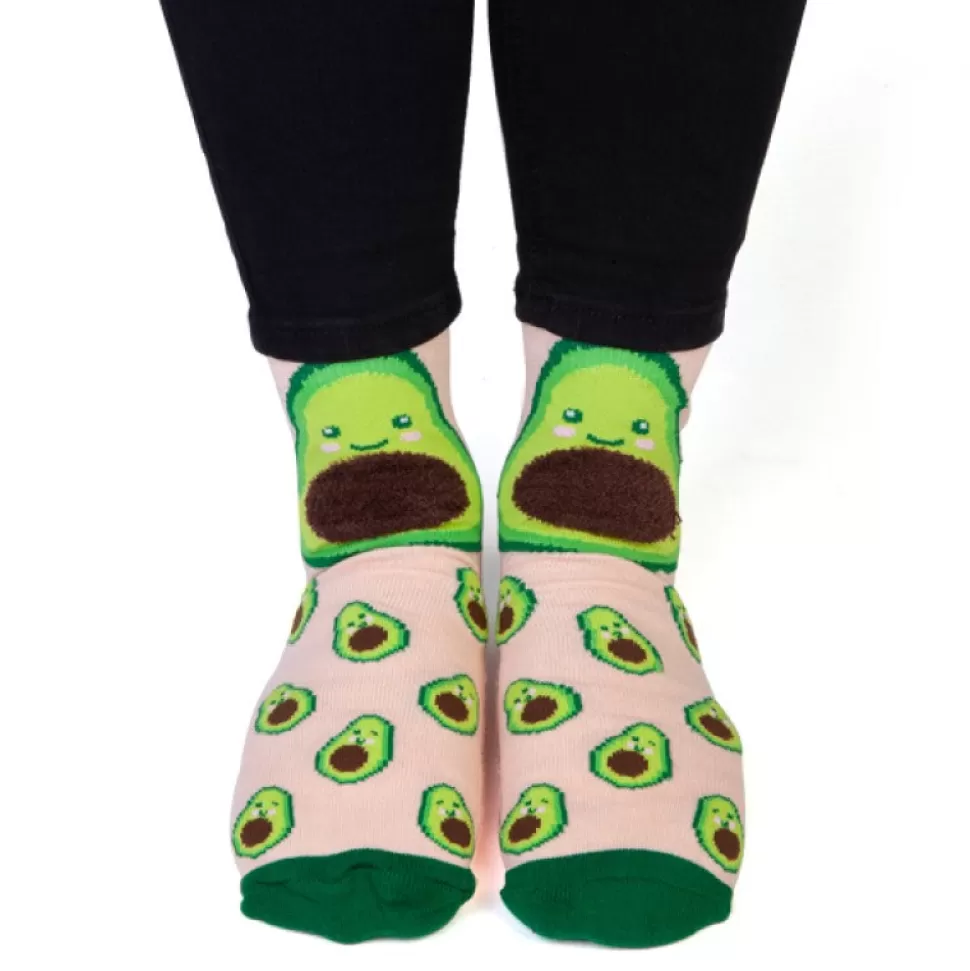 Outlet Origami Doll Feet speak socks Avocado