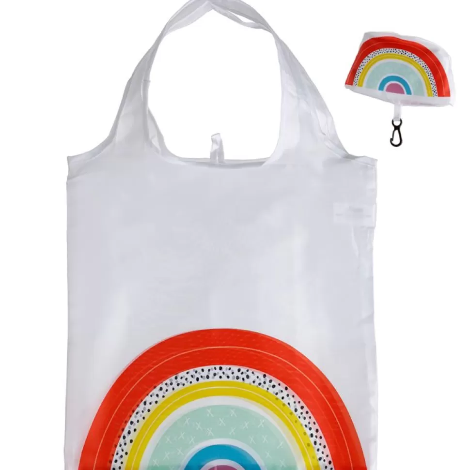 Cheap Origami Doll Foldable Reusable Shopping Bag - Somewhere Rainbow Foldable