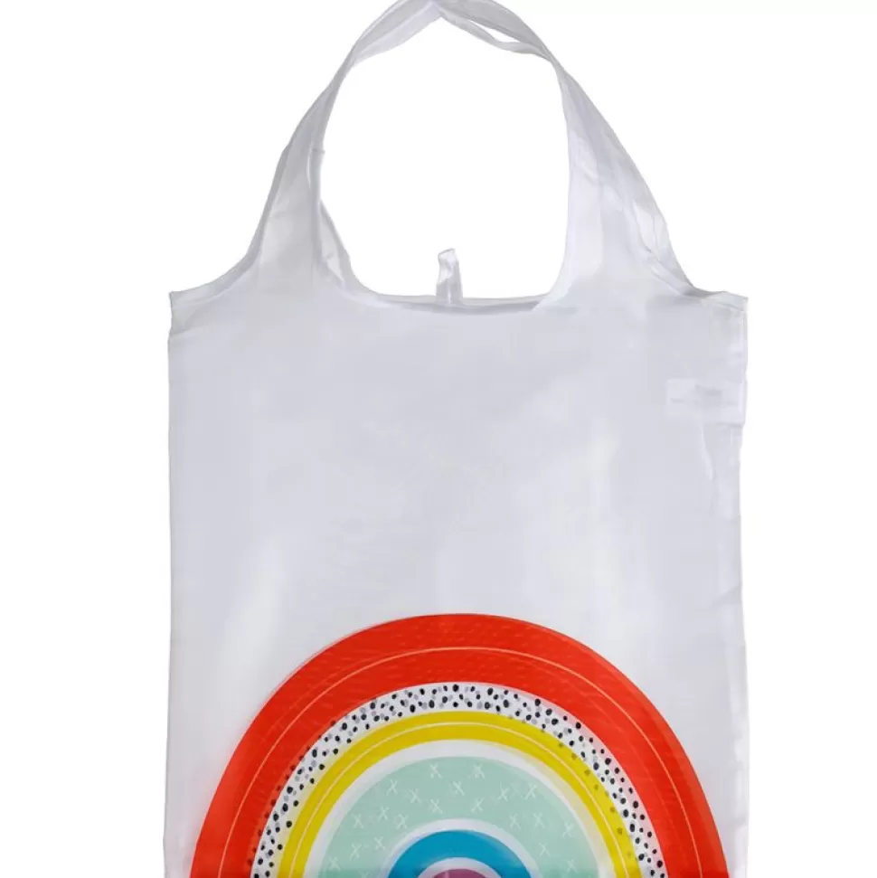 Cheap Origami Doll Foldable Reusable Shopping Bag - Somewhere Rainbow Foldable