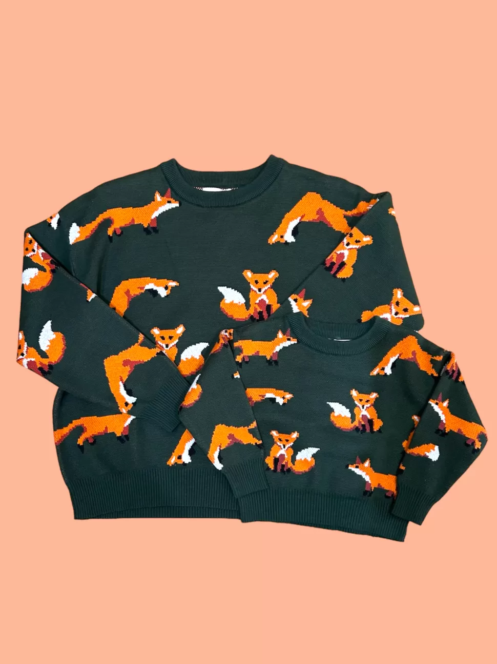 Outlet Origami Doll Fox Knit Pullover