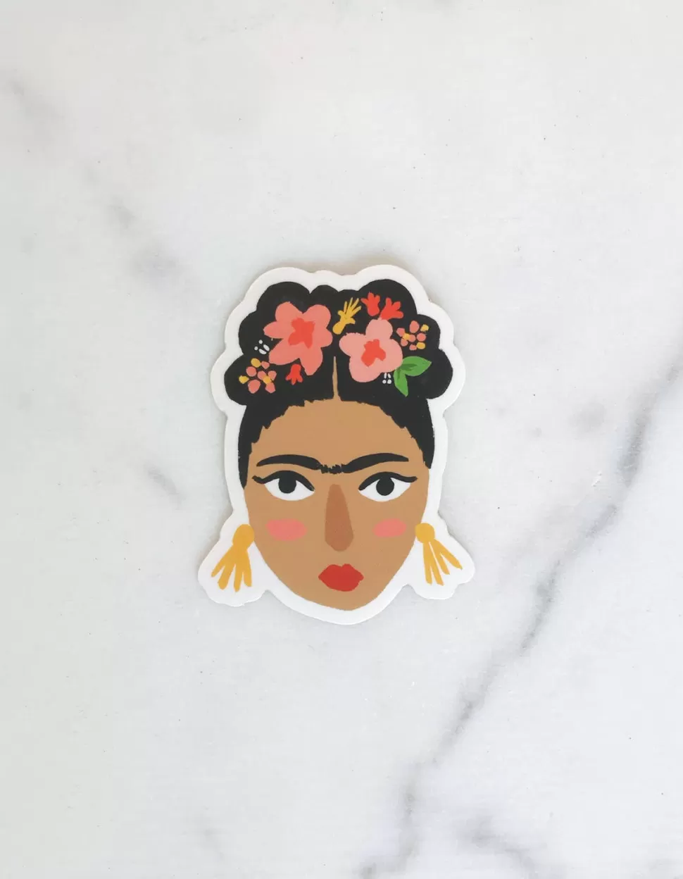 Discount Origami Doll Frida Die Cut Sticker