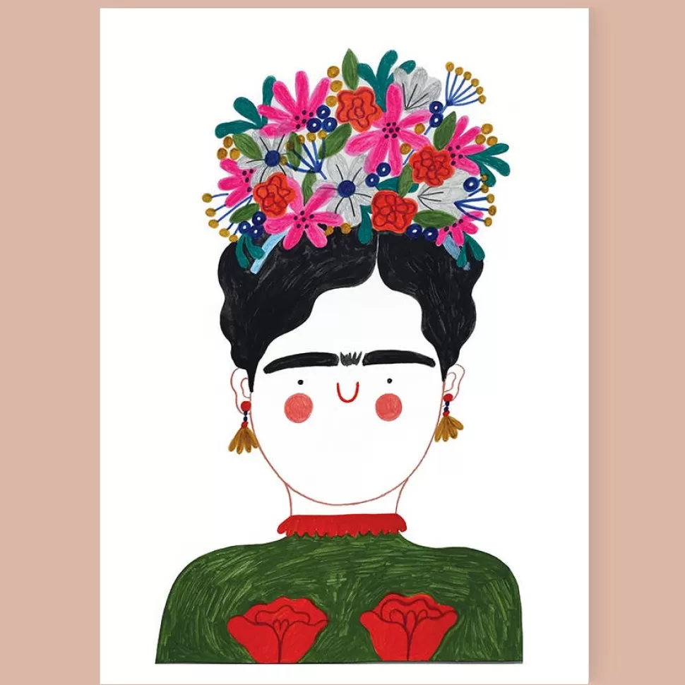 Store Origami Doll FRIDA print