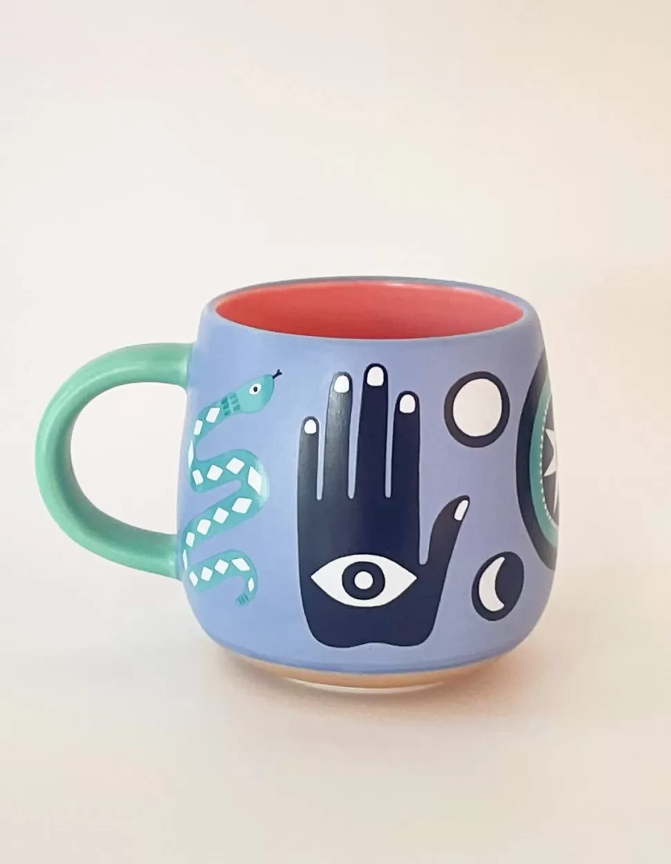 Outlet Origami Doll Hamsa Ceramic Mug