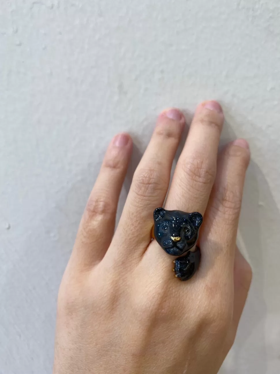 Cheap Origami Doll Handmade Bunny panther cub Ring