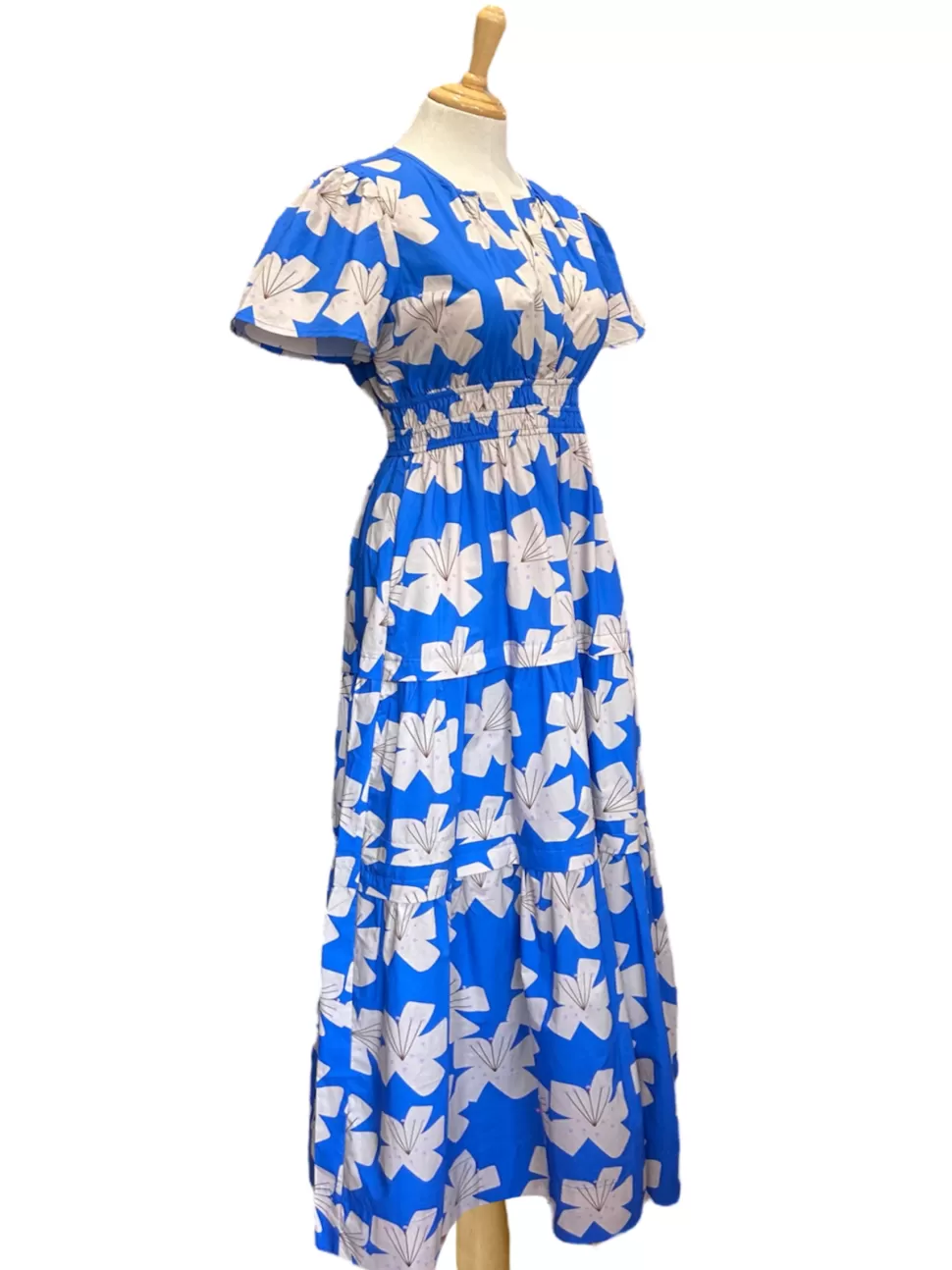 Sale Origami Doll Hanna Dress - floral blue