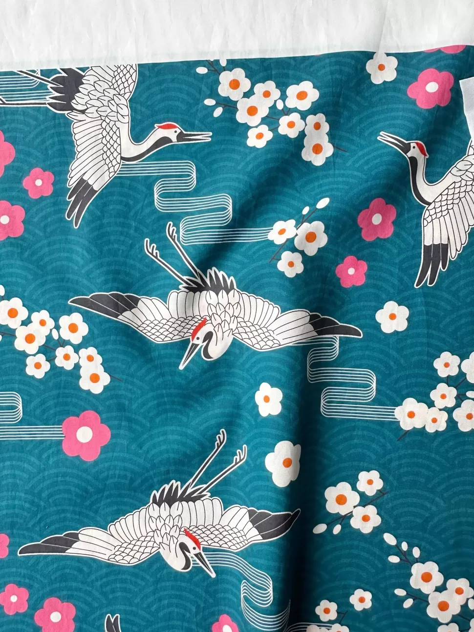 Hot Origami Doll Hanna Dress - Japanese Crane Teal (pre order 4 weeks)