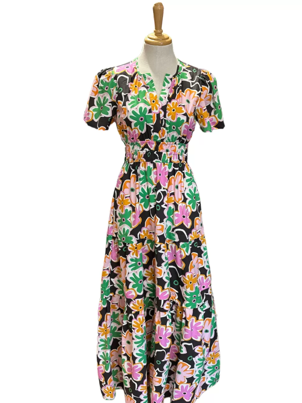 Store Origami Doll Hanna Dress - playful floral