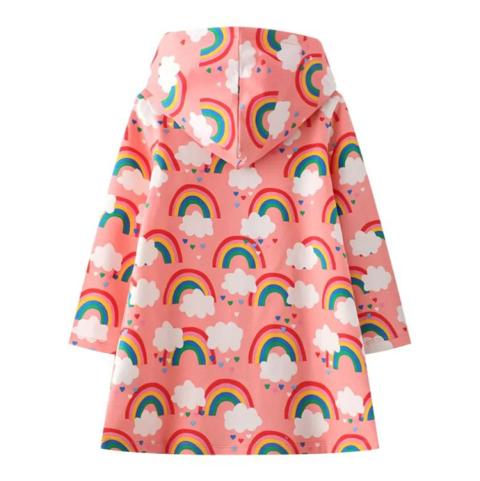 Discount Origami Doll Happy rainbow cotton girls dress (Low in Stock/ 2&7 yrs old)