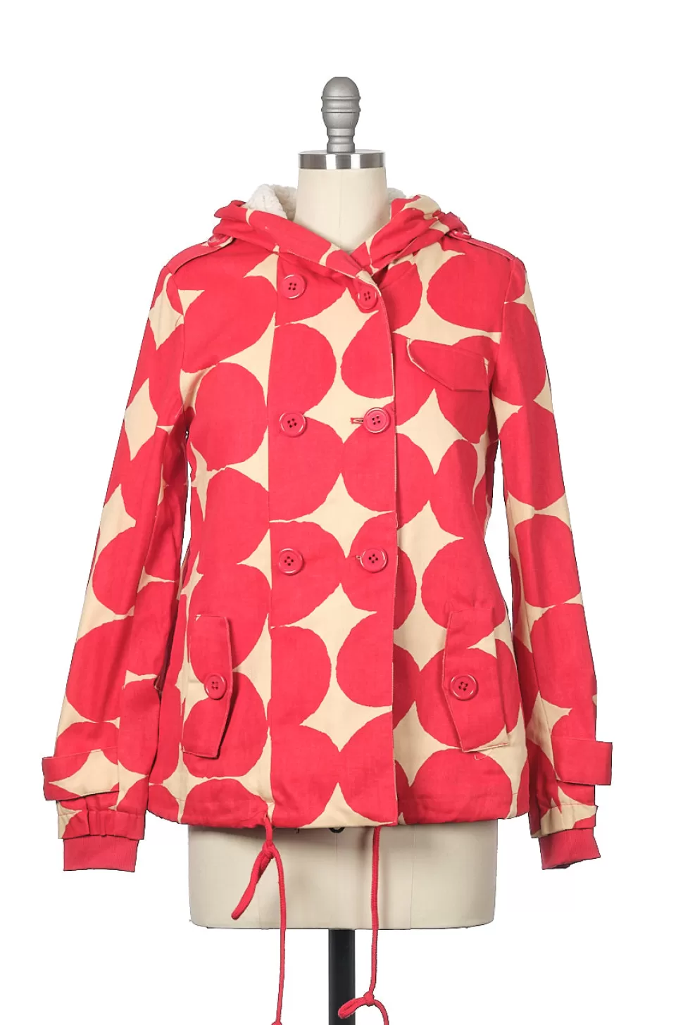 Fashion Origami Doll Join the Dots Jacket - (CLEARANCE SALE) Red