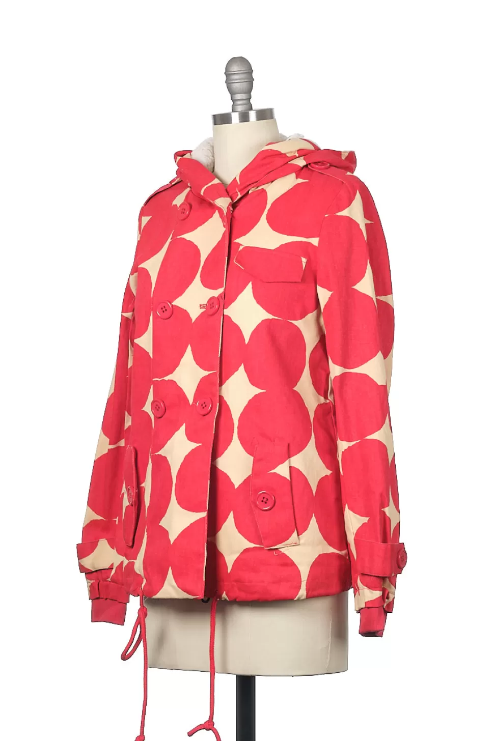 Fashion Origami Doll Join the Dots Jacket - (CLEARANCE SALE) Red