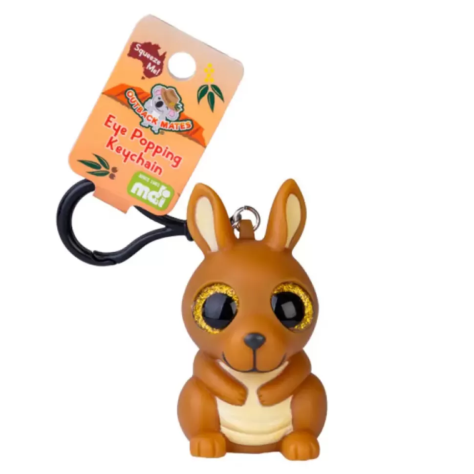 Online Origami Doll Kangaroo Eye Popping Keychain