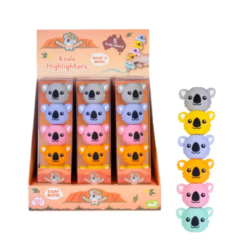 Fashion Origami Doll Koala Highlighters