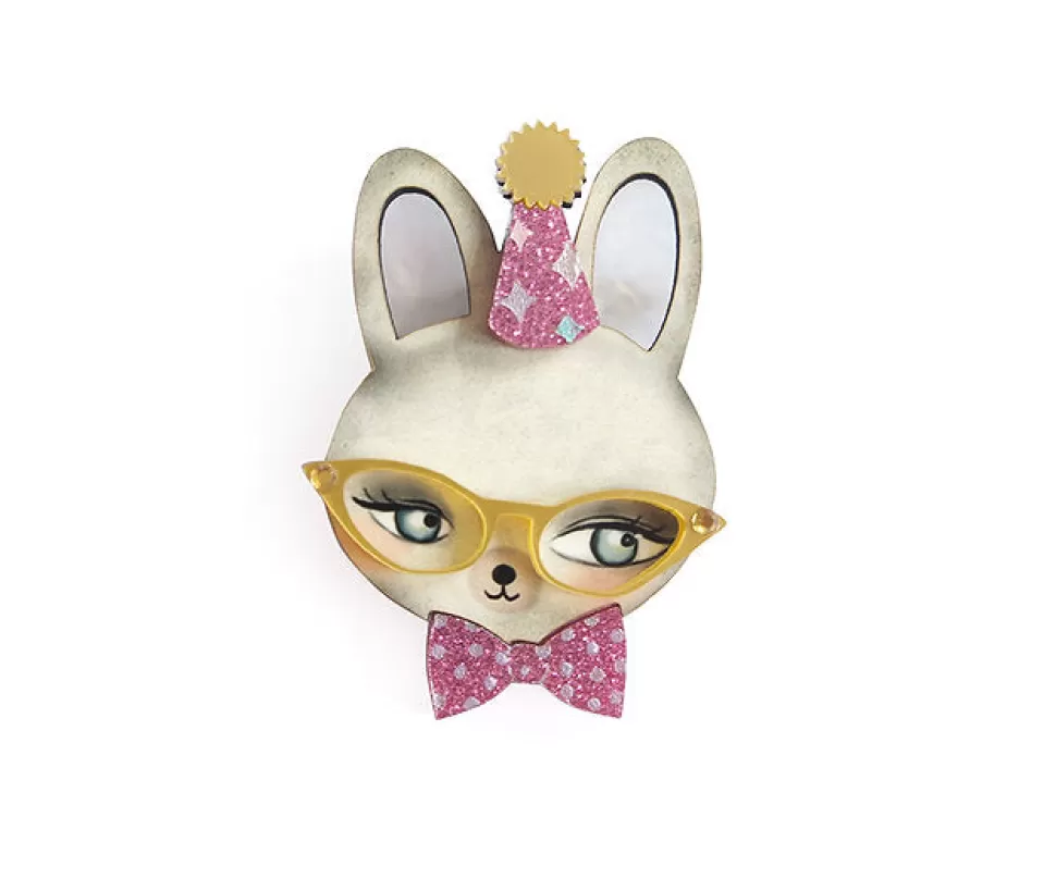 Store Origami Doll Laliblue Bunny party brooch