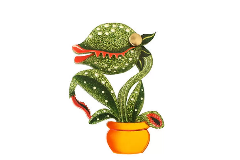 Hot Origami Doll Laliblue Carnivorous Plant Brooch