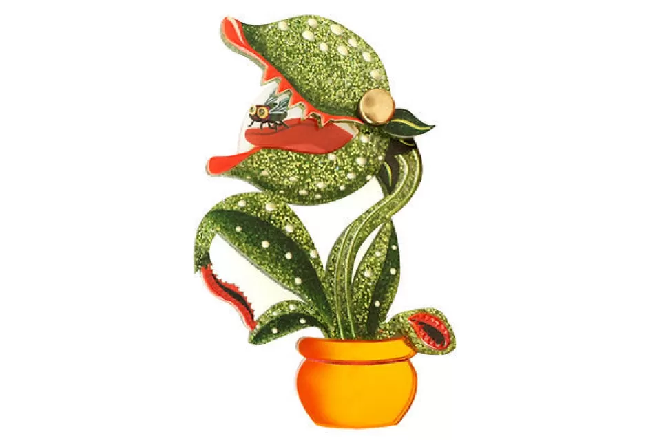 Hot Origami Doll Laliblue Carnivorous Plant Brooch