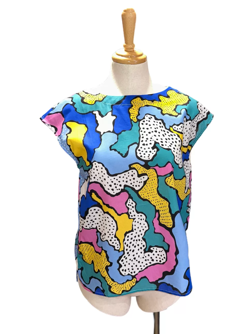 Fashion Origami Doll Lindsey Top - vibrant 90s