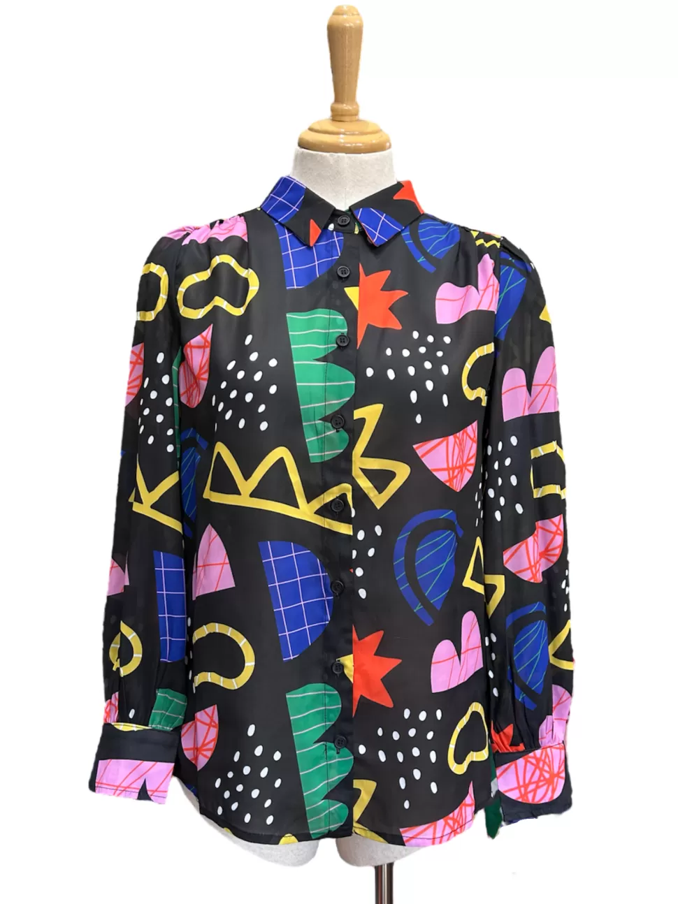 Cheap Origami Doll Madeline Top - Abstract