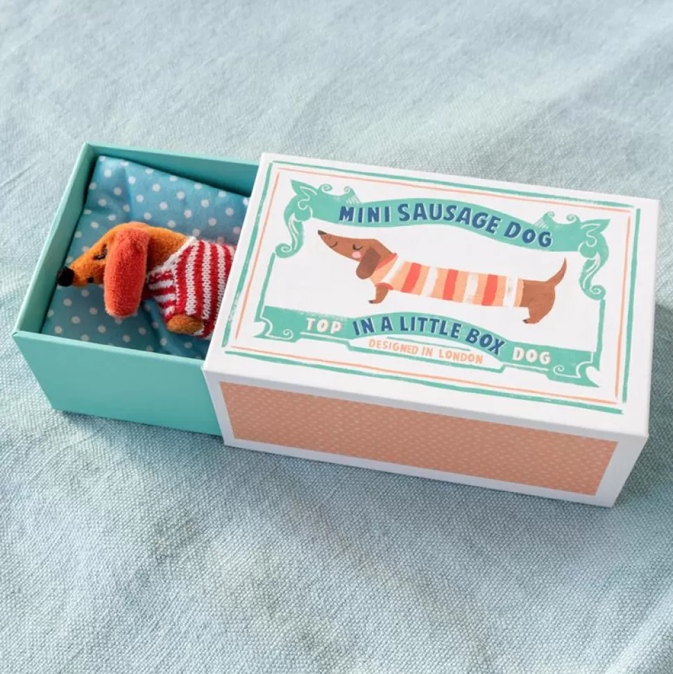 Store Origami Doll Mini Sausage Dog in a little box