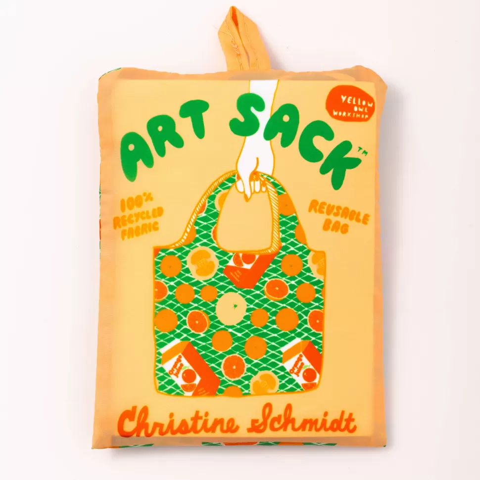 Cheap Origami Doll Oranges Art Sack - Eco-Friendly Reusable Fruit Tote Bag