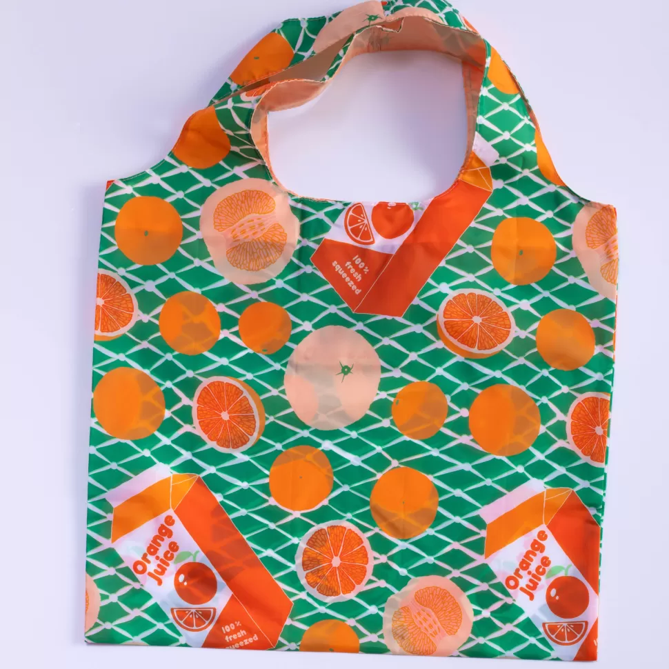 Cheap Origami Doll Oranges Art Sack - Eco-Friendly Reusable Fruit Tote Bag