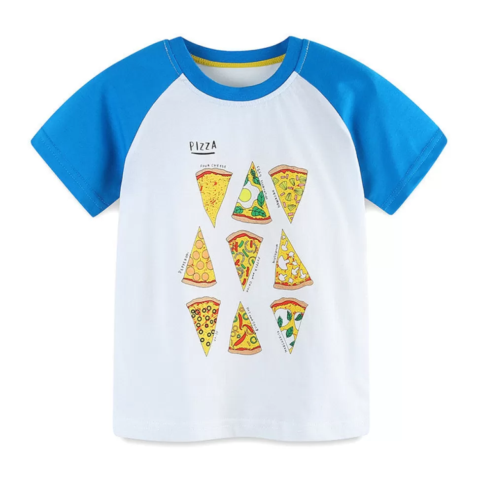 Flash Sale Origami Doll Pizza kids tee