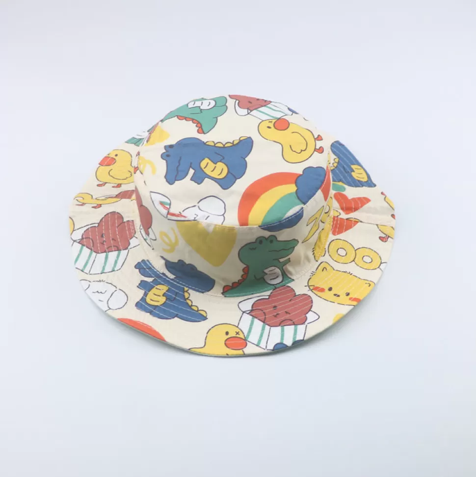 New Origami Doll Rainbow animals reversible bucket hat