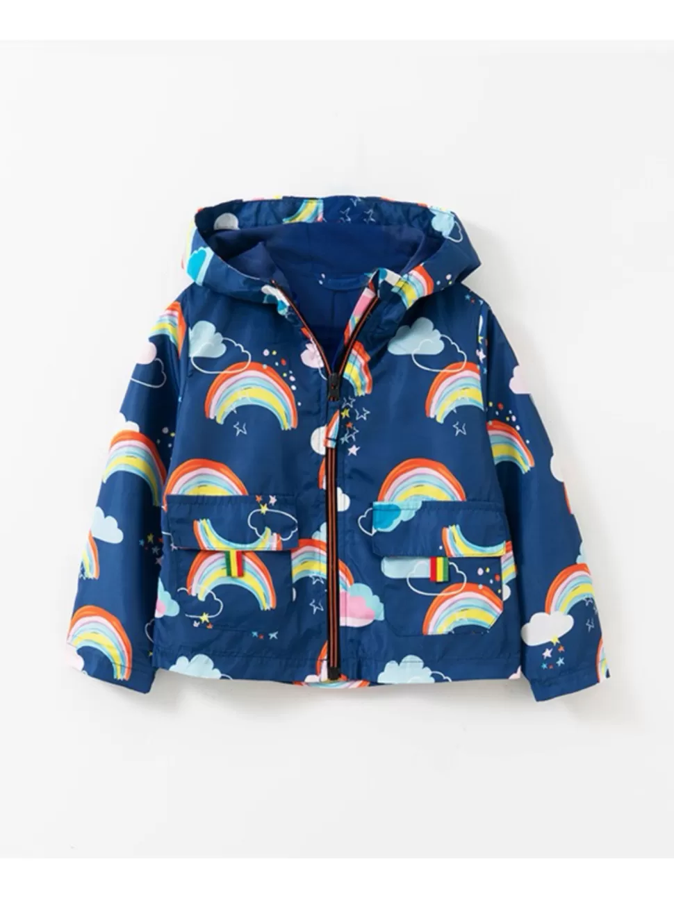 Sale Origami Doll Rainbow raincoat windbreaker kids