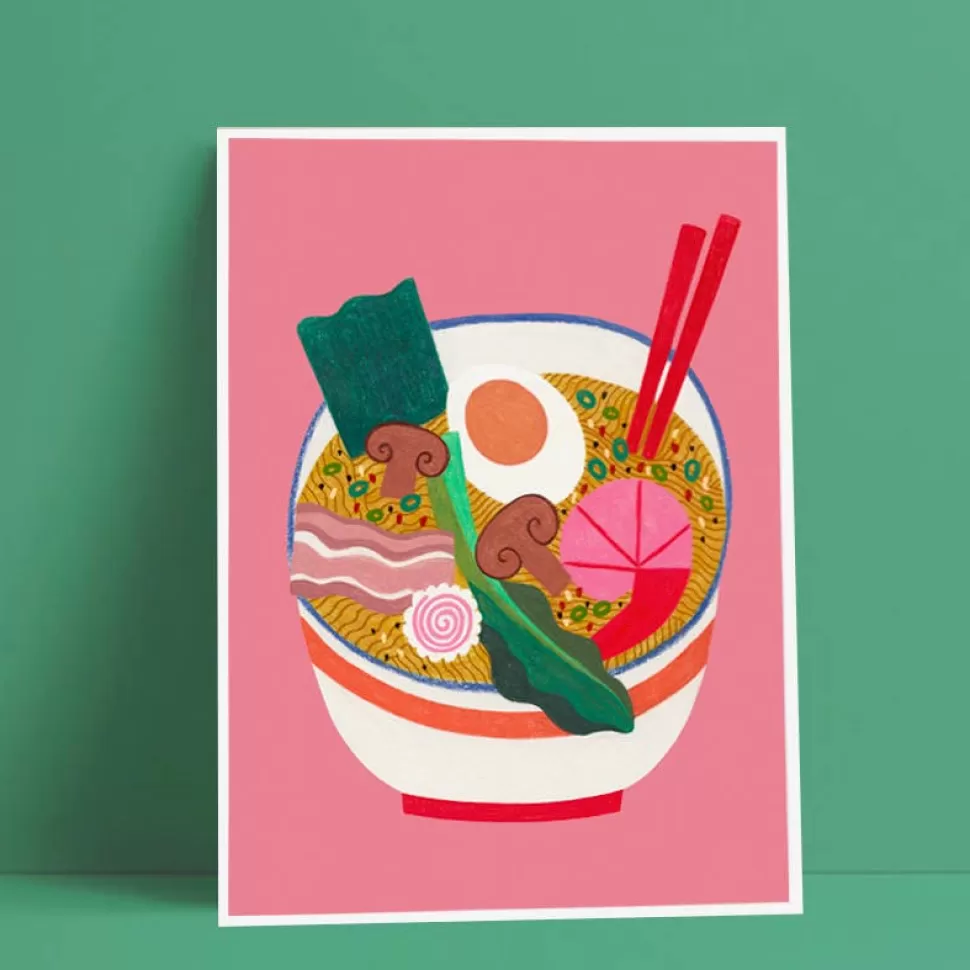 Cheap Origami Doll RAMEN print