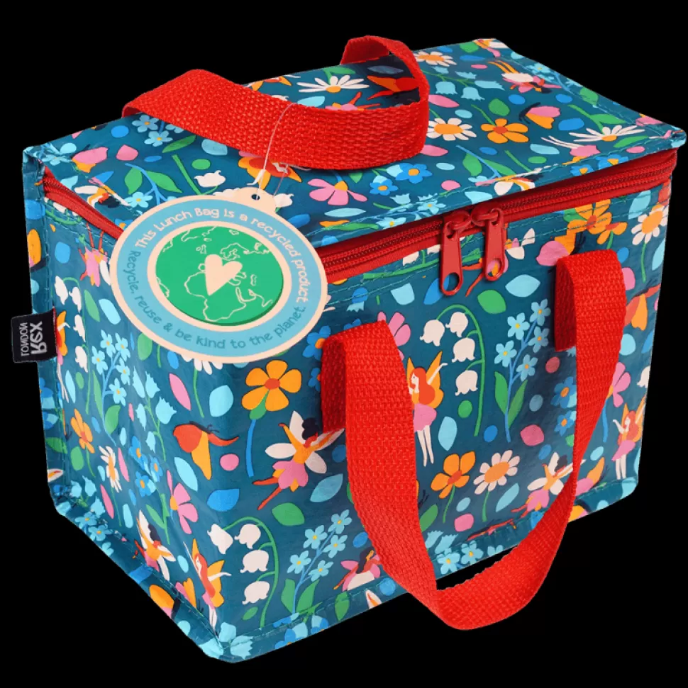 Outlet Origami Doll Rex insulated Lunch Bag - Fairies in the garden