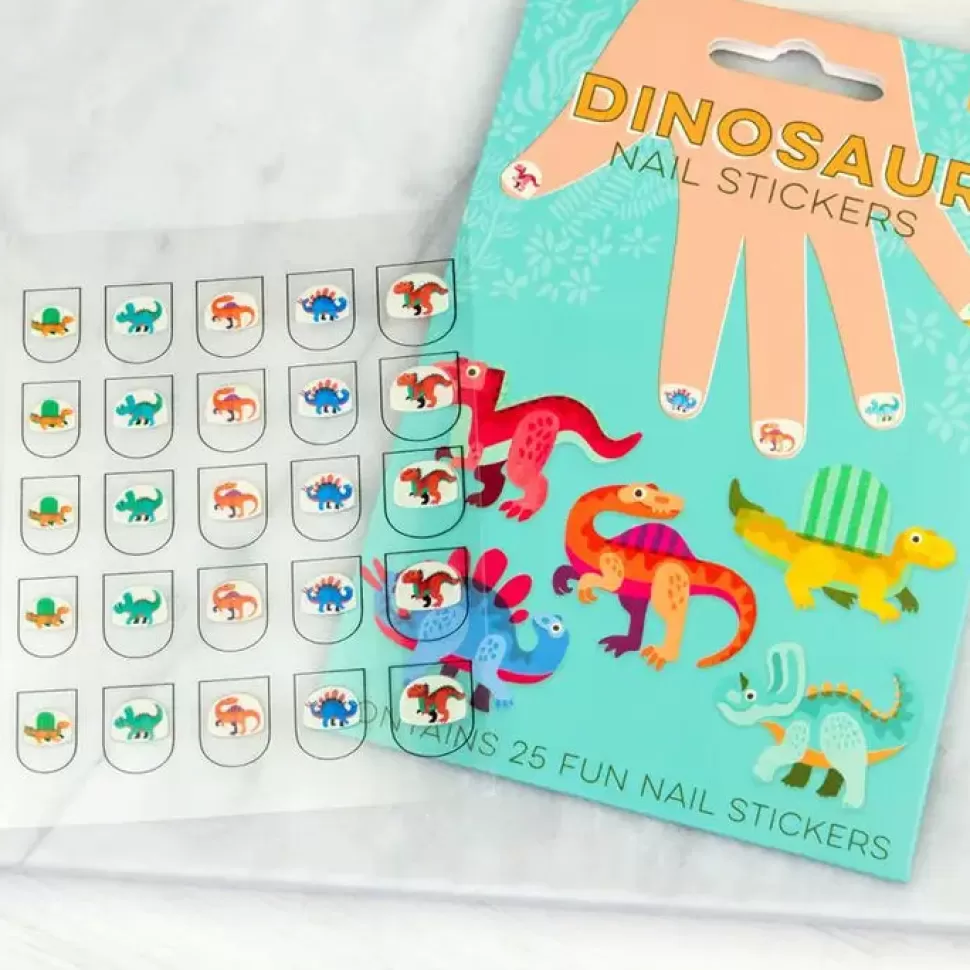 Sale Origami Doll Rex London Child Nail Stickers – Dinosaurs