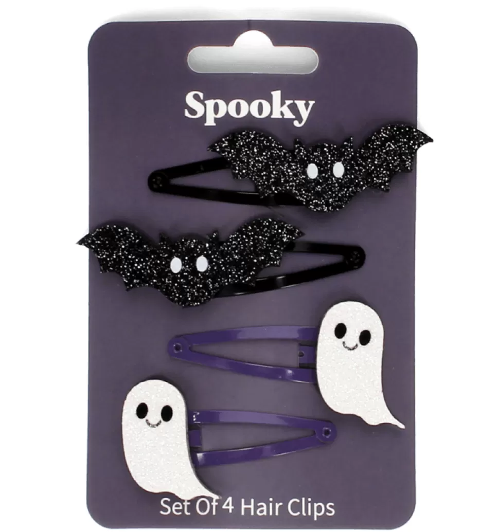 Online Origami Doll Rex London Hair Clips/4 – Spooky