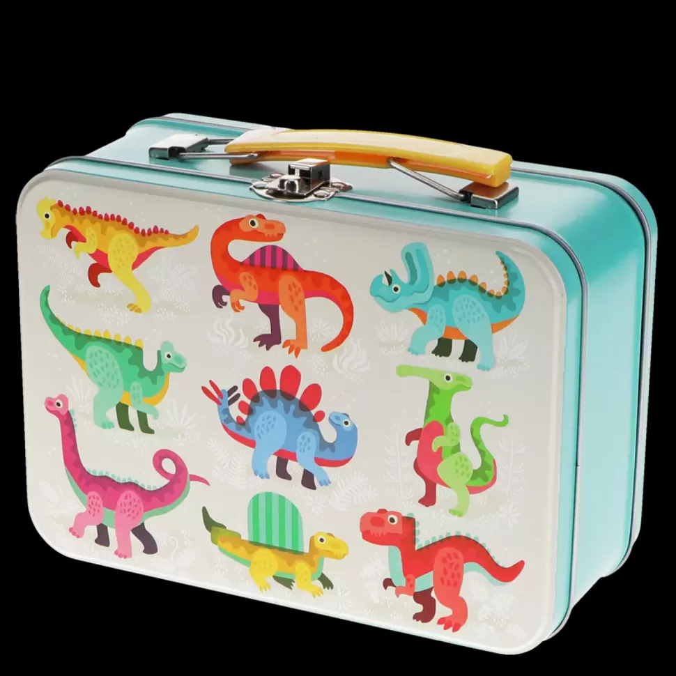 Fashion Origami Doll Rex London Tin Case - Dinosaurs