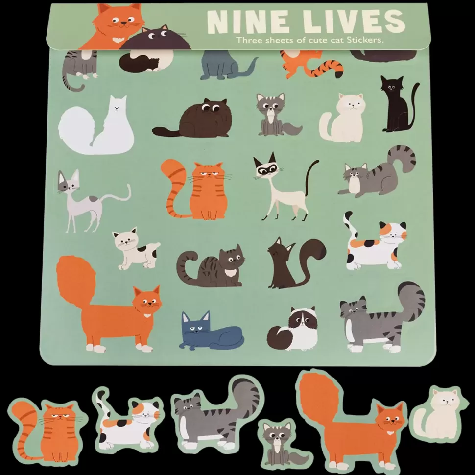 Clearance Origami Doll Rex nine lives stickers