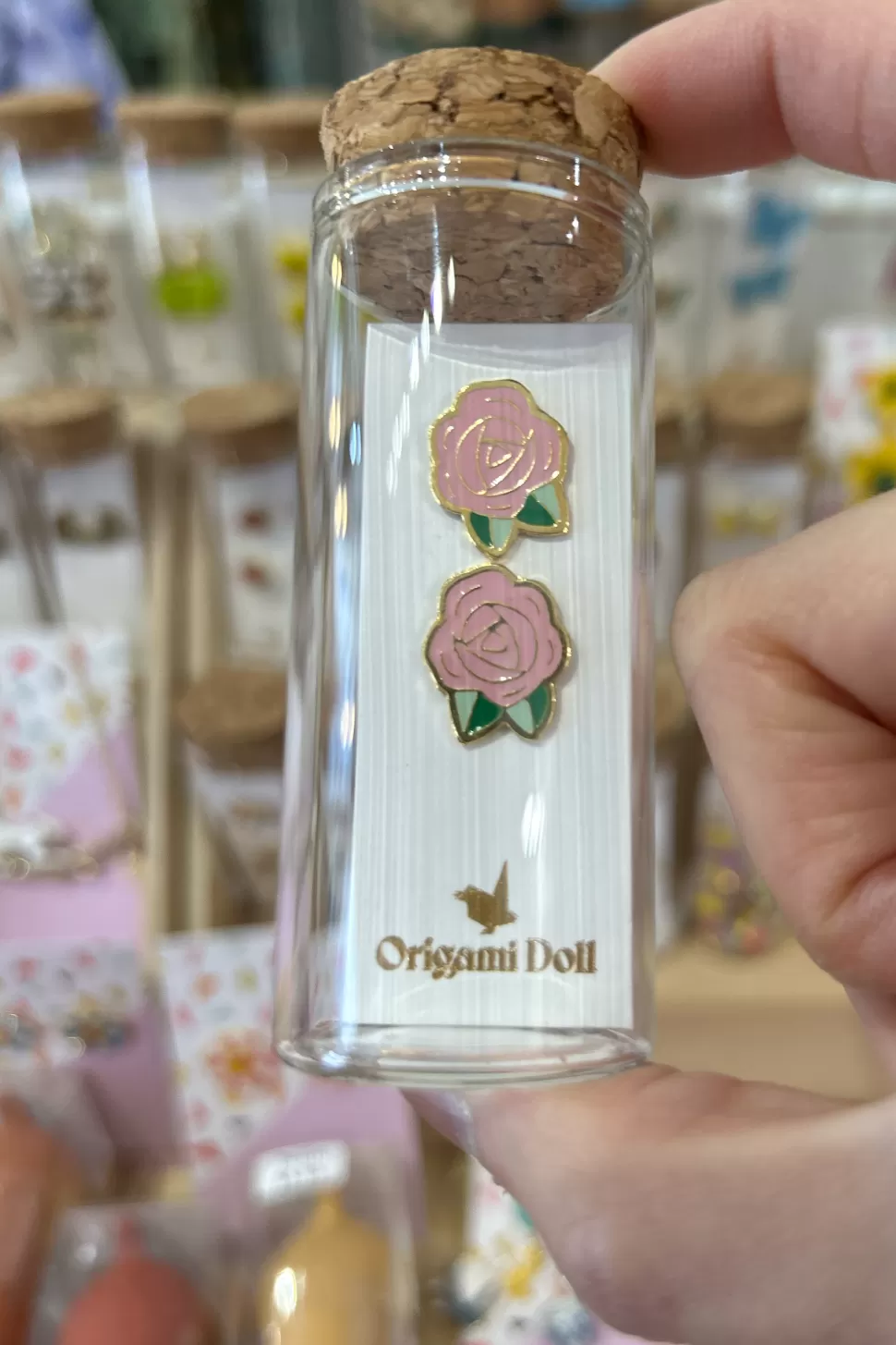 Best Origami Doll Rose Earring