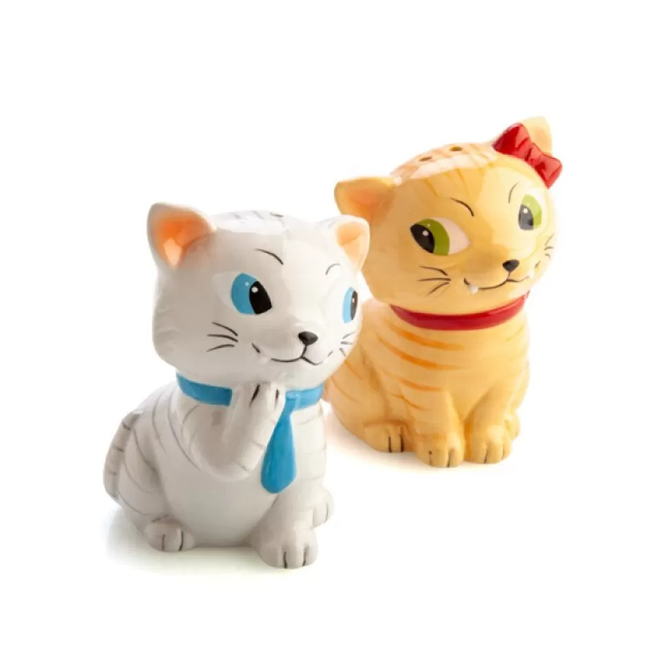 Discount Origami Doll Salt and pepper set tabby cat